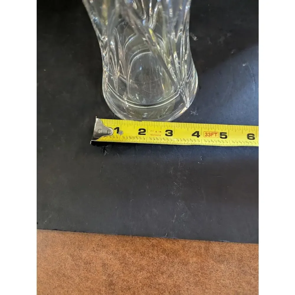 Vintage Prague Crystal, Made In The Czech Republic, 24 Percent Cut Lead Crystal - Picture 6 of 8